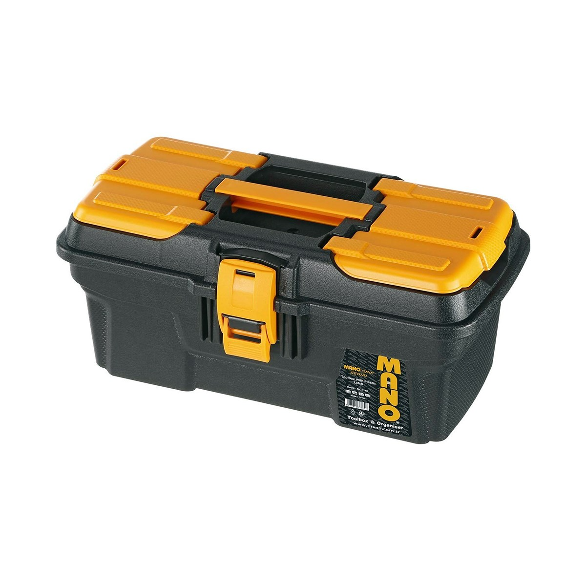 Brixgo Bahamas The  - 13 Grip Toolbox  With Metal Lock