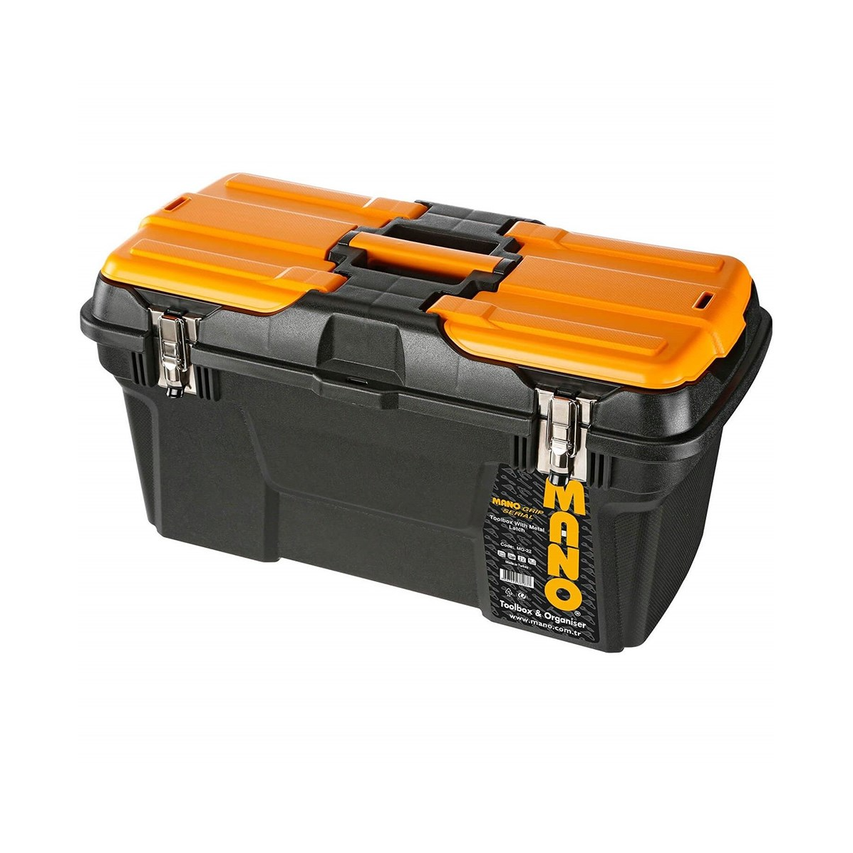 Brixgo Anguilla  - 19 Grip Toolbox With Metal Lock