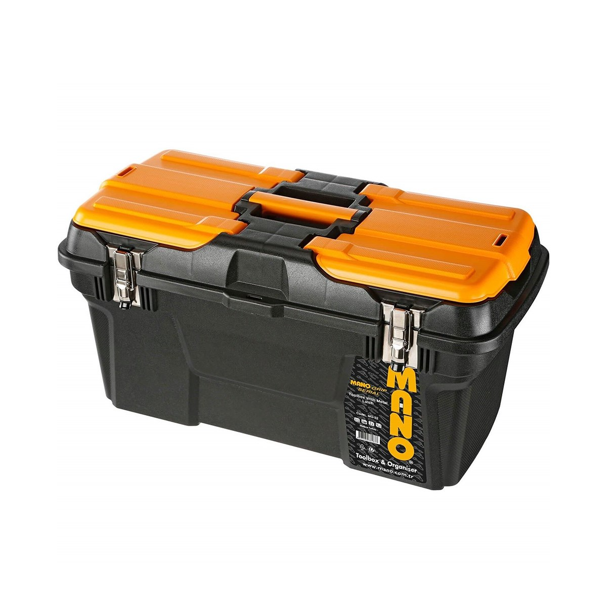 Brixgo Anguilla  - 22 Grip Toolbox With Metal Lock
