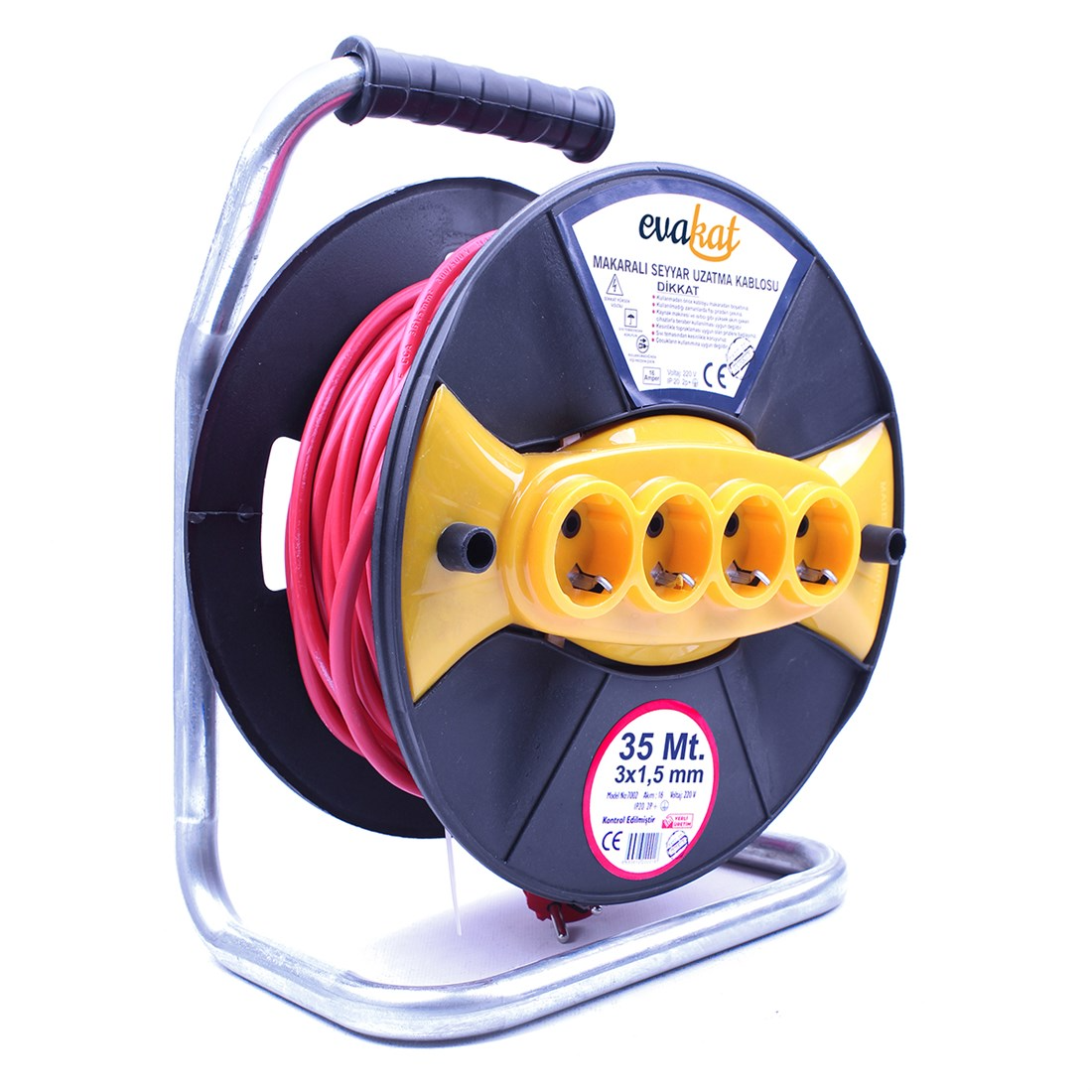 Brixgo Ecuador  - 3*1.5 35mt Certified Roller Extension Cable