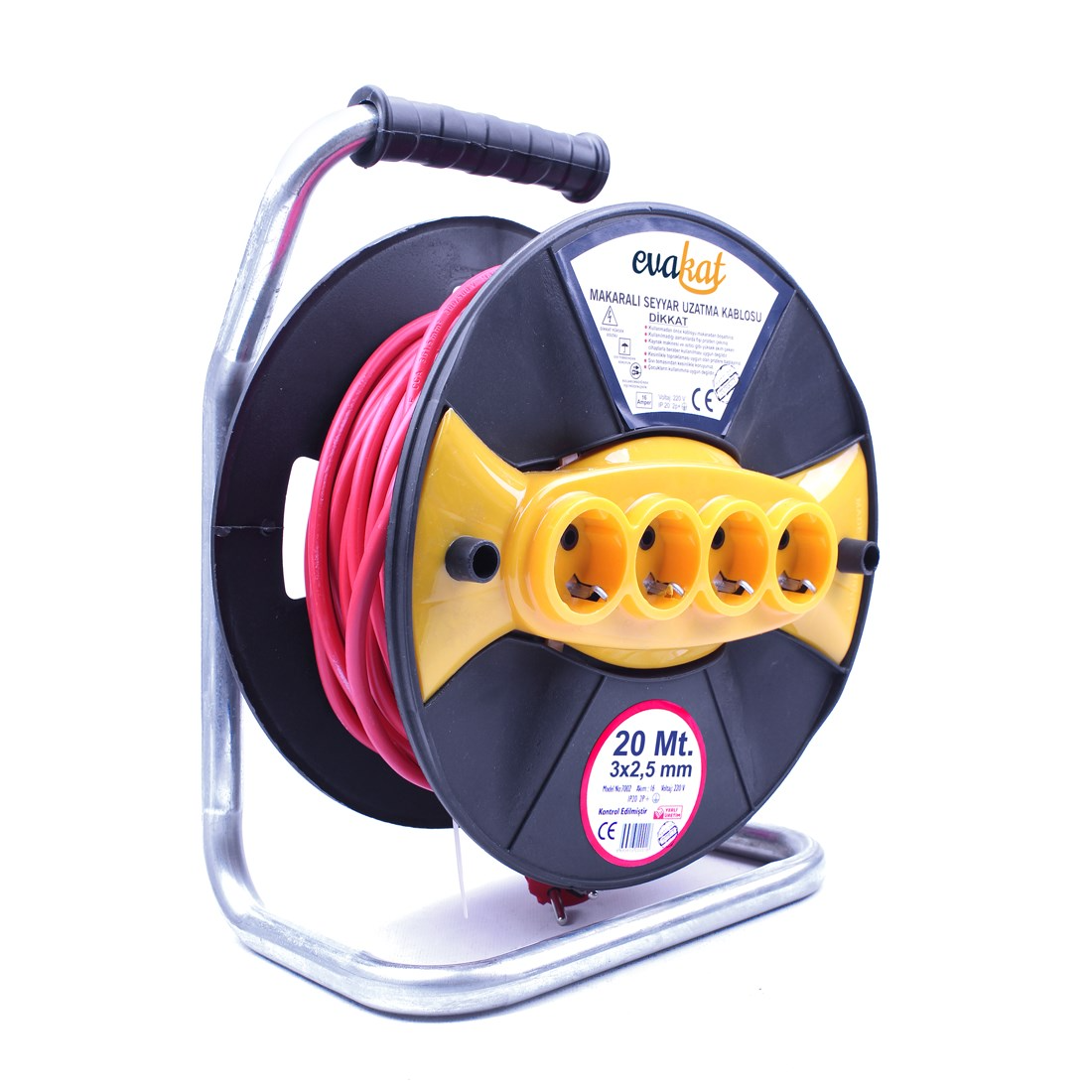 Brixgo Ecuador  - 3*2.5 20mt Certified Roller Extension Cable