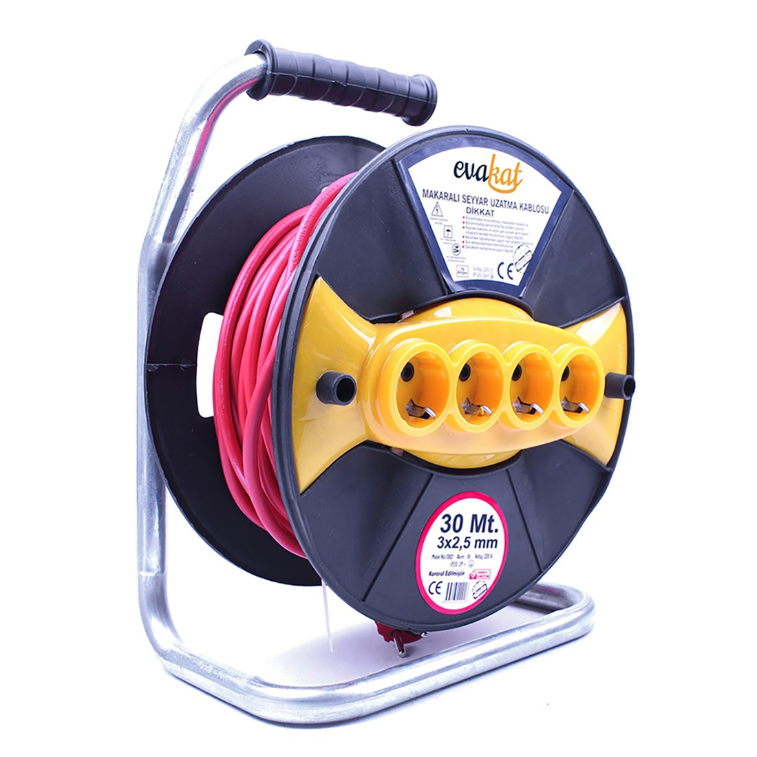 Brixgo Ecuador  - 3*2.5 30mt Certified Roller Extension Cable