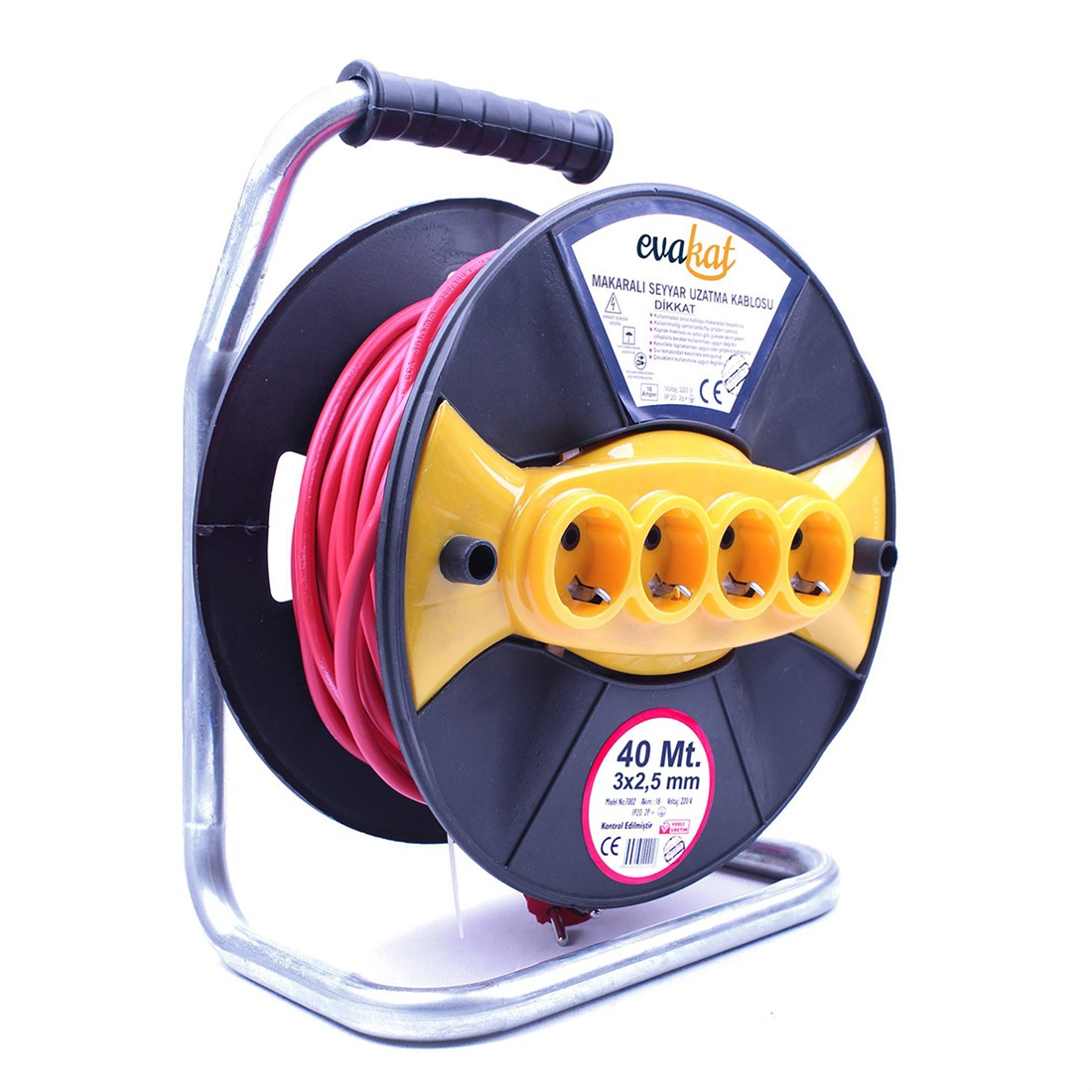 Brixgo Trinidad And Tobago  - 3*2.5 40mt Certified Roller Extension Cable