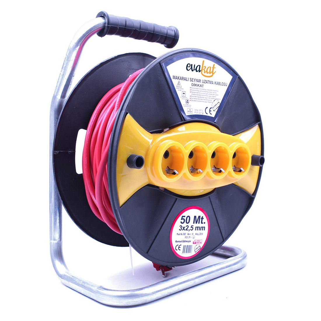 Brixgo Palestine  - 3*2.5 50mt Certified Roller Extension Cable