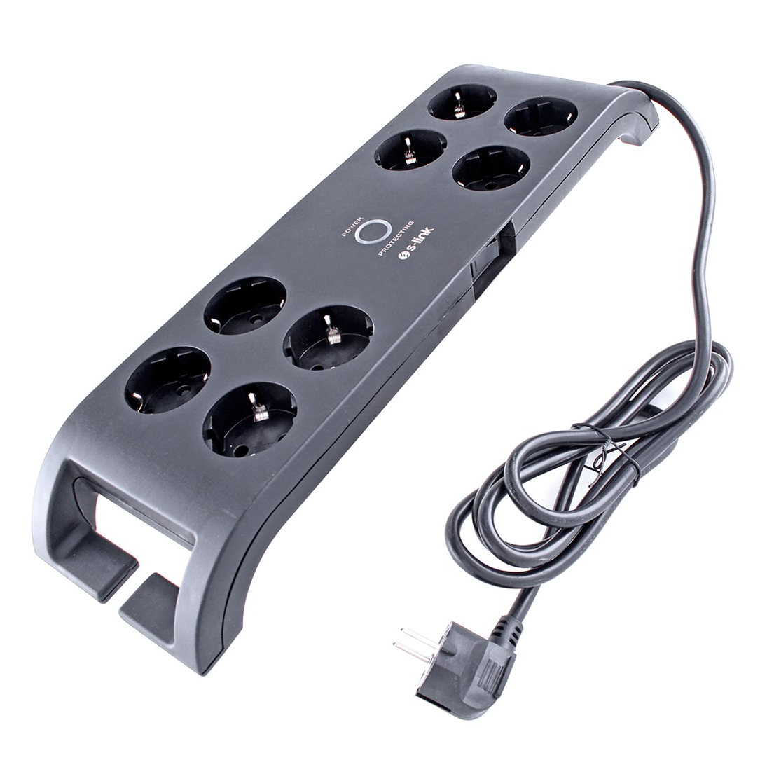 Brixgo Falkland Islands  - 3 Way 2m 900 Joule Current Protected Socket 