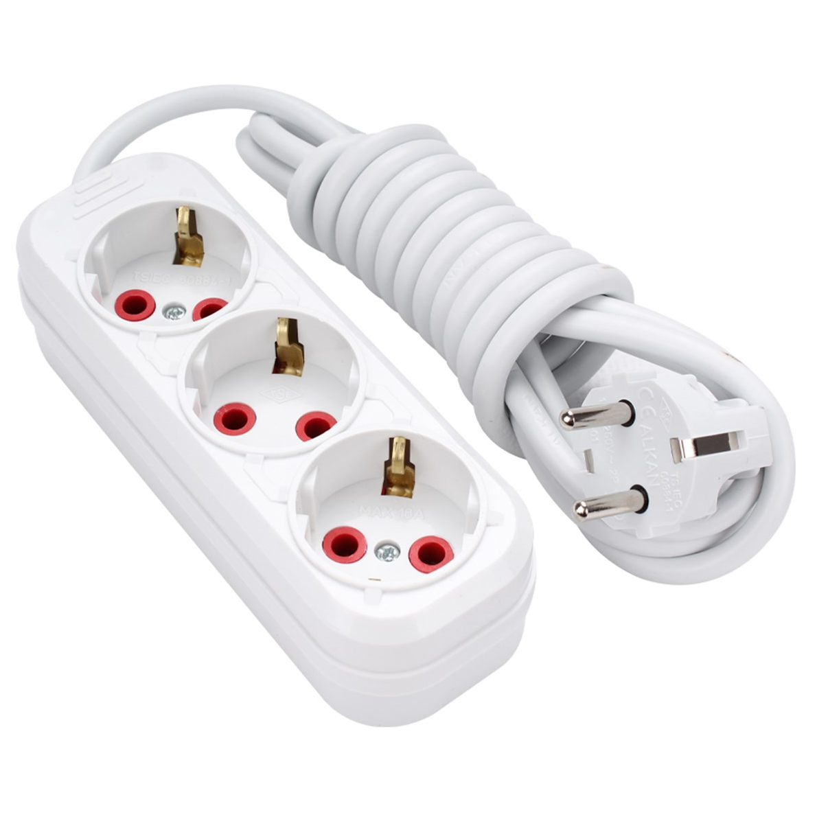 Brixgo French Guiana  - 3 Way Grounded Group Socket 5Mt 