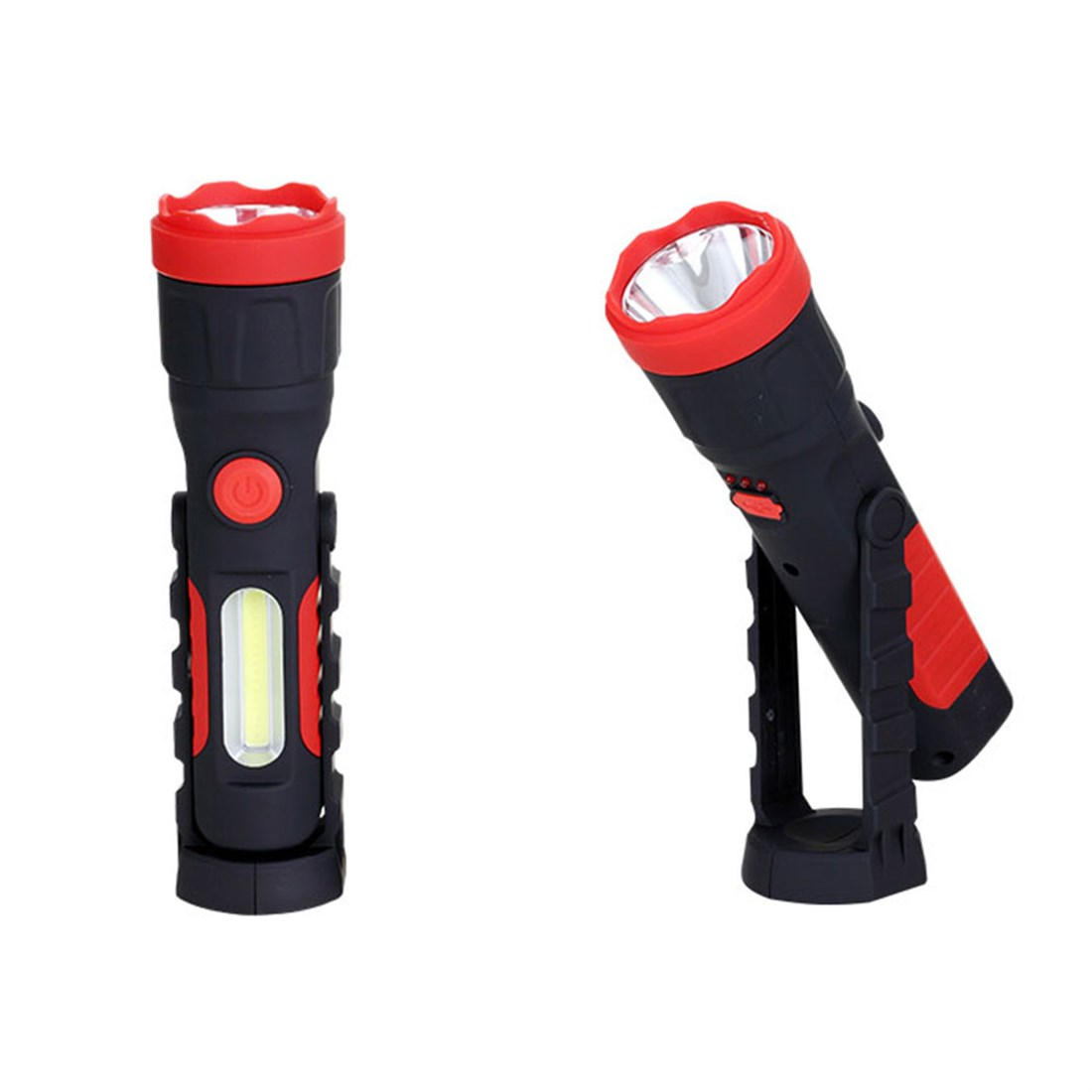 Brixgo Georgia  - 3W+3W Led Rotating Stand Battery Powered Led Flashlight 