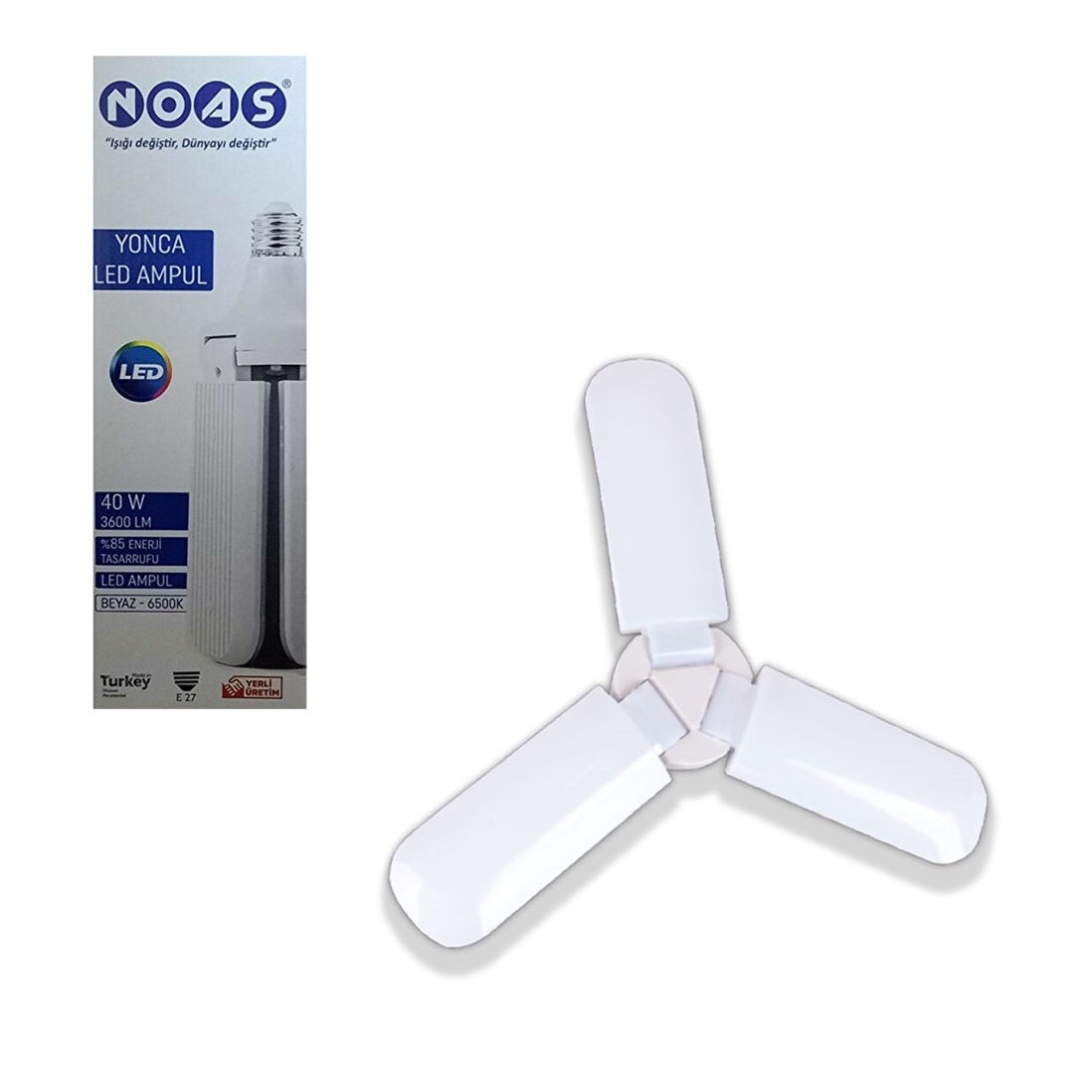 Brixgo Pakistan  - 40 Watt 3600 Lumen White Light Clover Led Bulb 