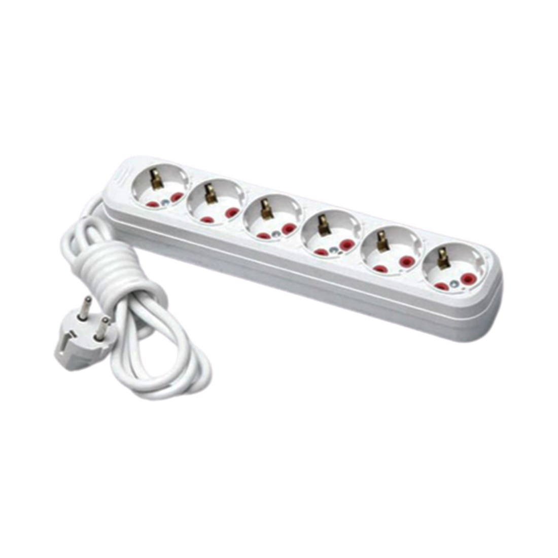 Brixgo French Guiana  - 6 Way Grounded Group Socket 5Mt 
