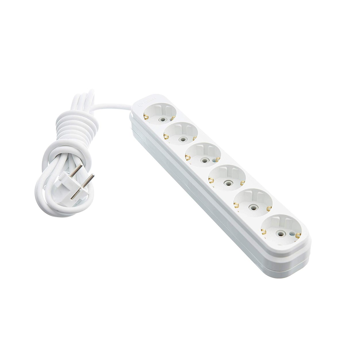 Brixgo French Southern Territories  - 6 Way Group Socket  5 Meter Copper Cable