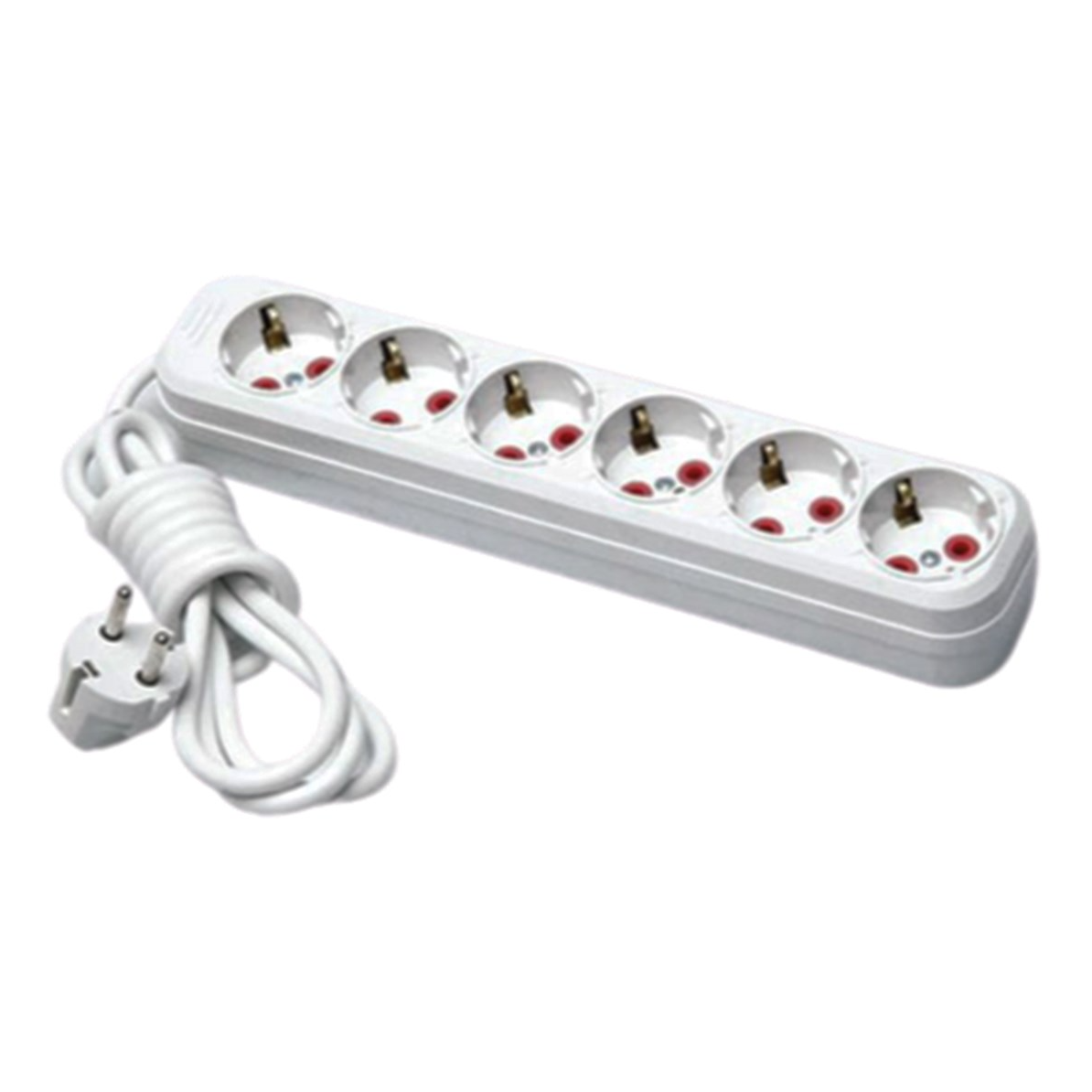 Brixgo French Guiana  -  6 Way Grounded Group Socket 2Mt 