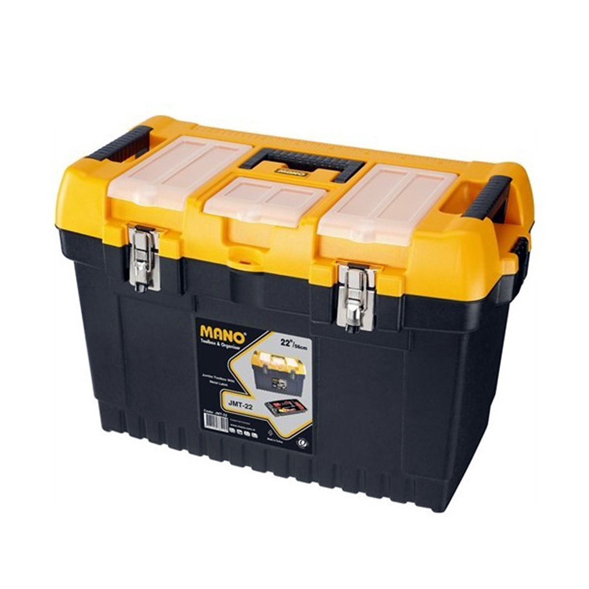 Brixgo Andorra  -  Jumbo Toolbox 16 Pieces With Metal Lock