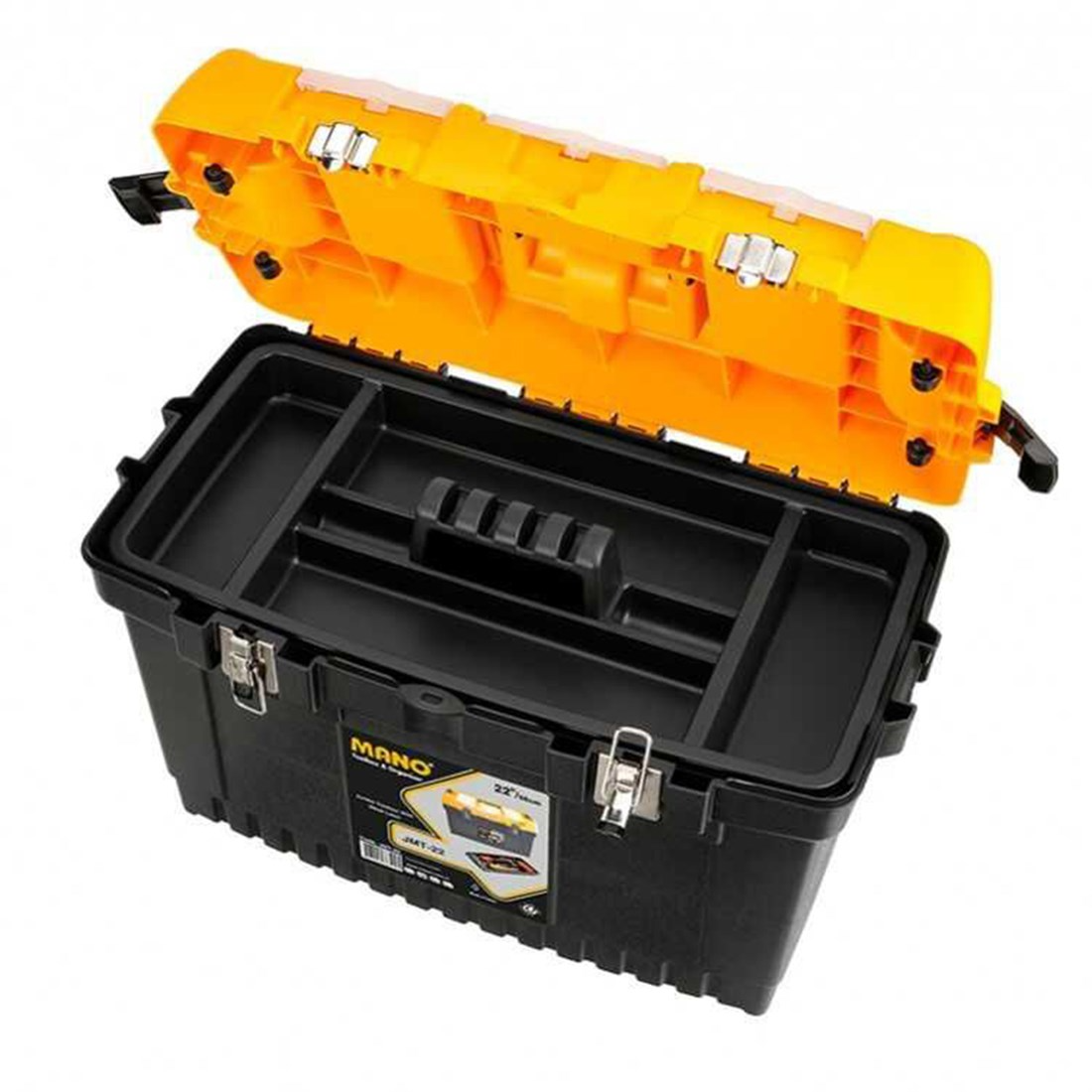 Brixgo Anguilla  -  Jumbo Toolbox 22 Pieces With Metal Lock
