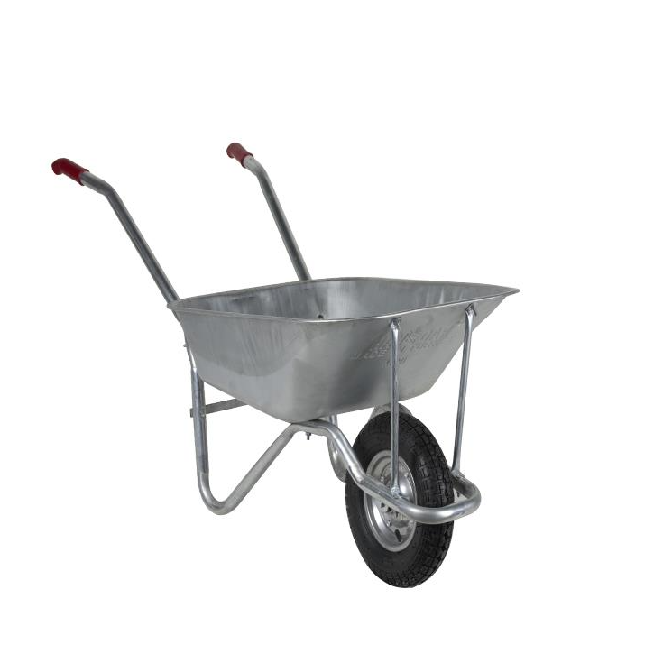 Brixgo Uganda  -  Mini Sheet Metal Wheelbarrow - PVC Filling Wheel
