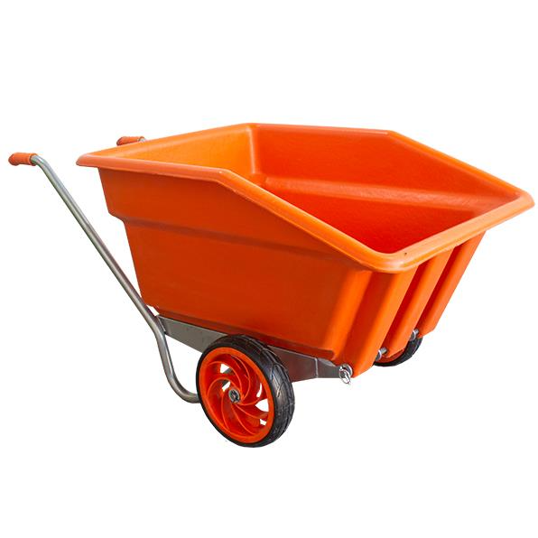  Original Plastic Tipper Wheelbarrow - Rubber Wheel