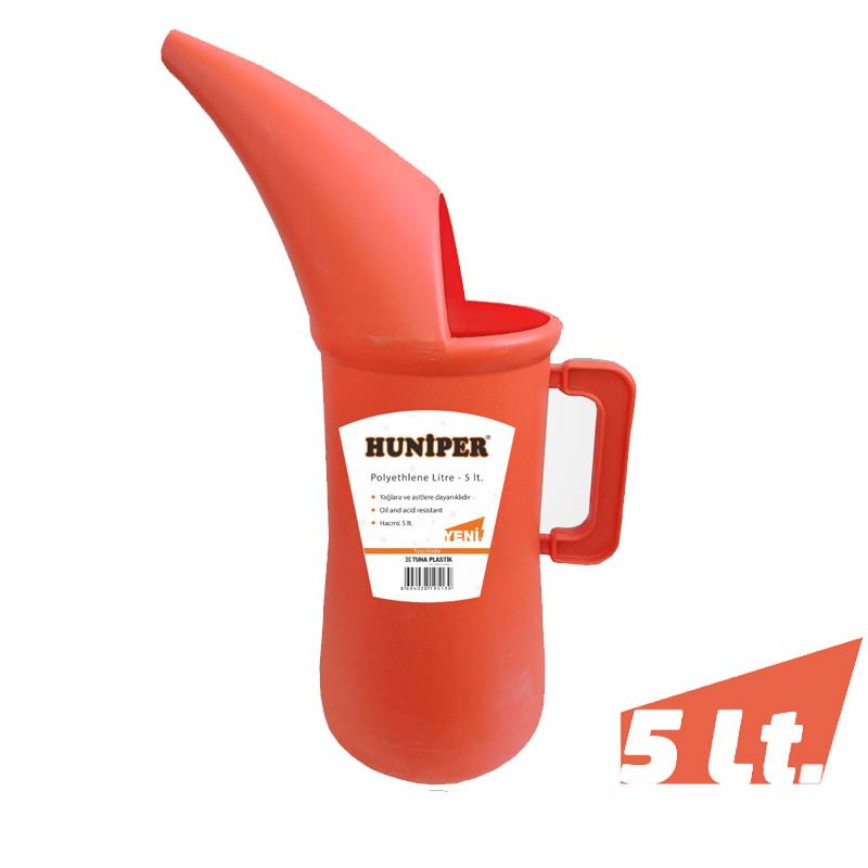 Brixgo Belgium  -  Plastic Oil Measuring Jug - 5 Liters
