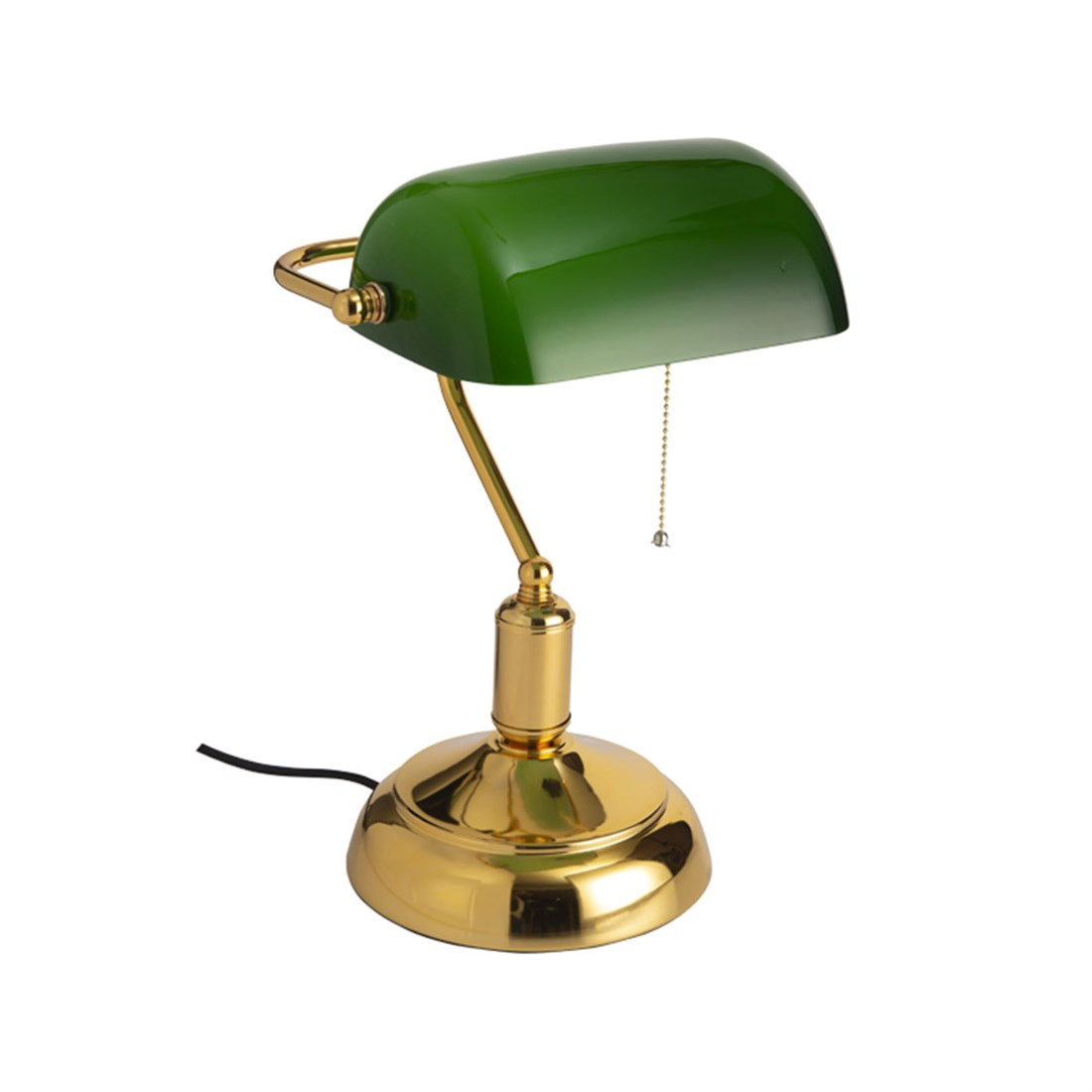 Brixgo Saint Vincent And The Grenadines  - Banker Gold Table Lamp