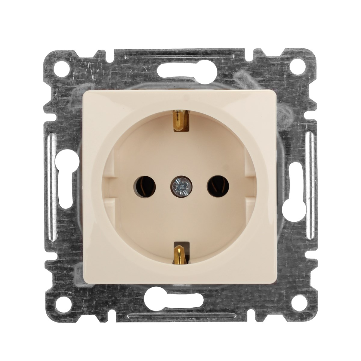 Brixgo Armenia  - Cream Grounded Socket Module 