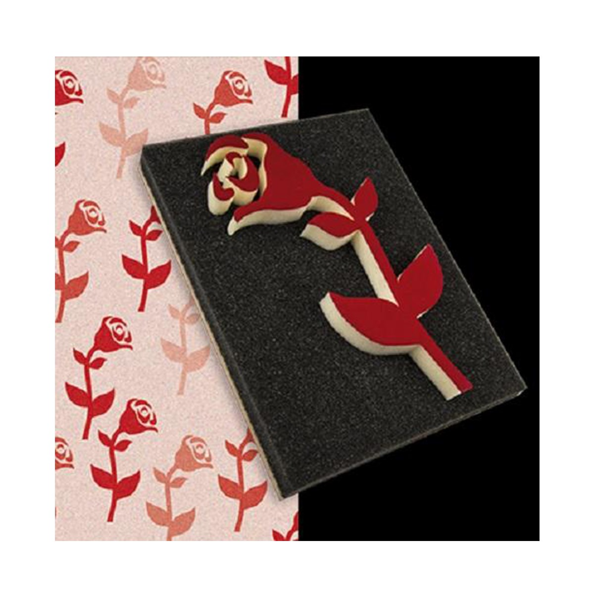 Brixgo Italy  - Decorative Rose Print