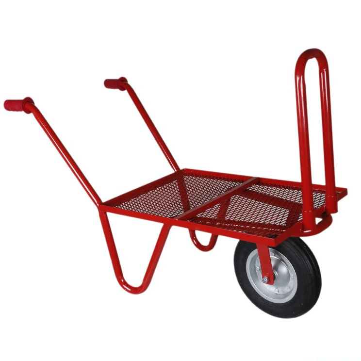 Brixgo Australia  - Greenhouse Cargo Handling Wheelbarrow - Rubber Wheel With Grate