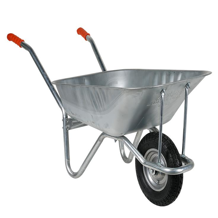 Brixgo Morocco  - Long Sheet Metal Wheelbarrow -Pneumatic Wheel