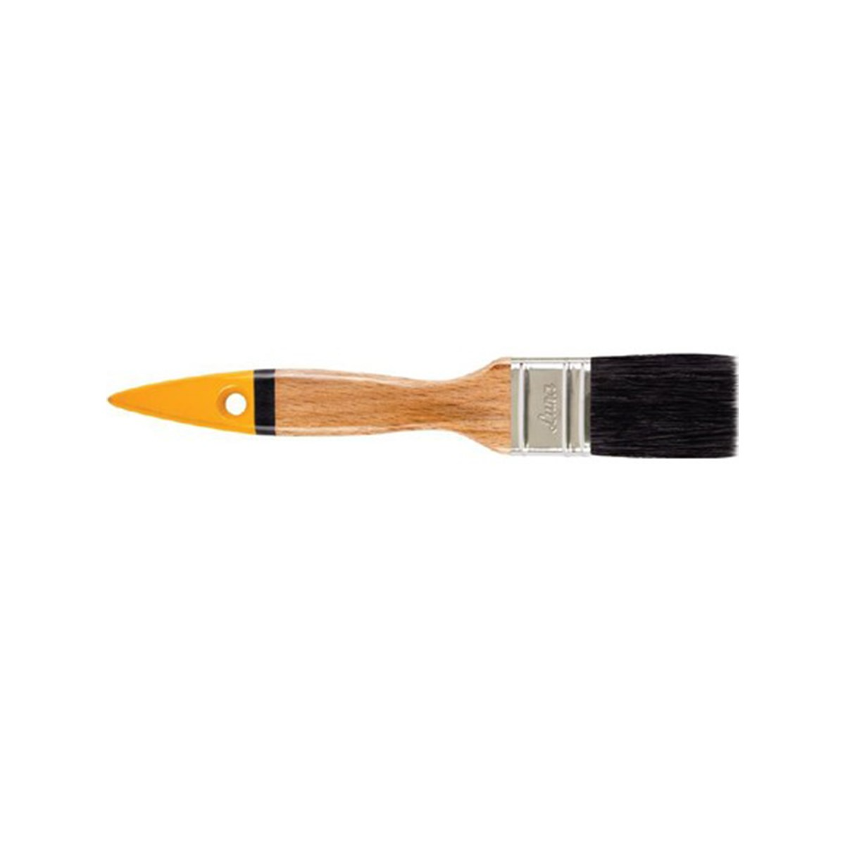Brixgo Cuba  - Luna Black Wooden Handle Oil Paint Brush No:1 