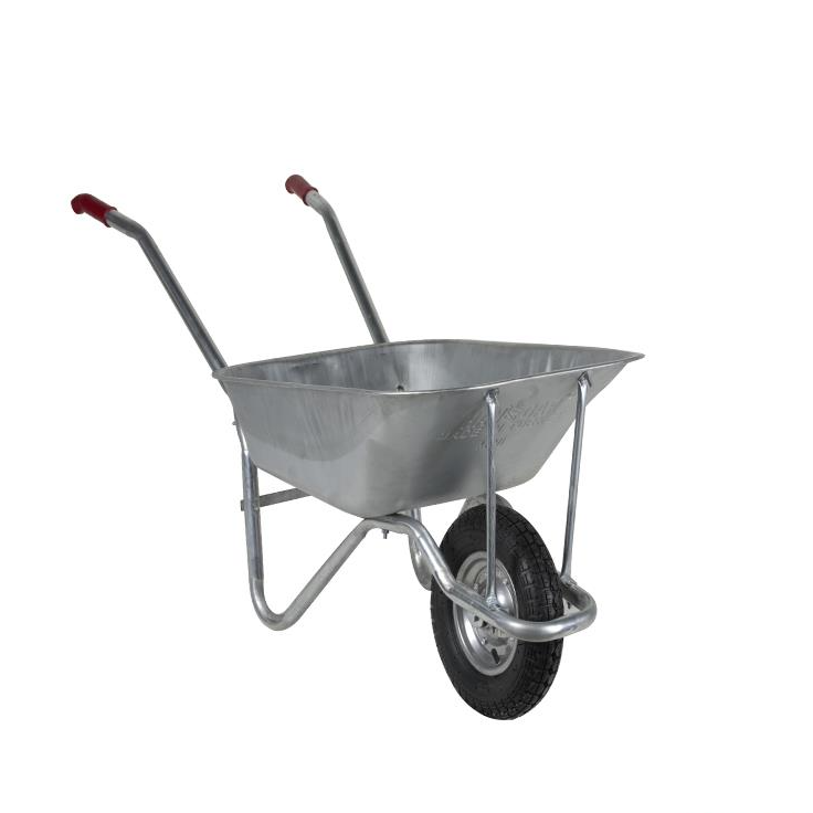 Brixgo Bermuda  - Mini Sheet Metal Wheelbarrow - Rubber Filling Wheel