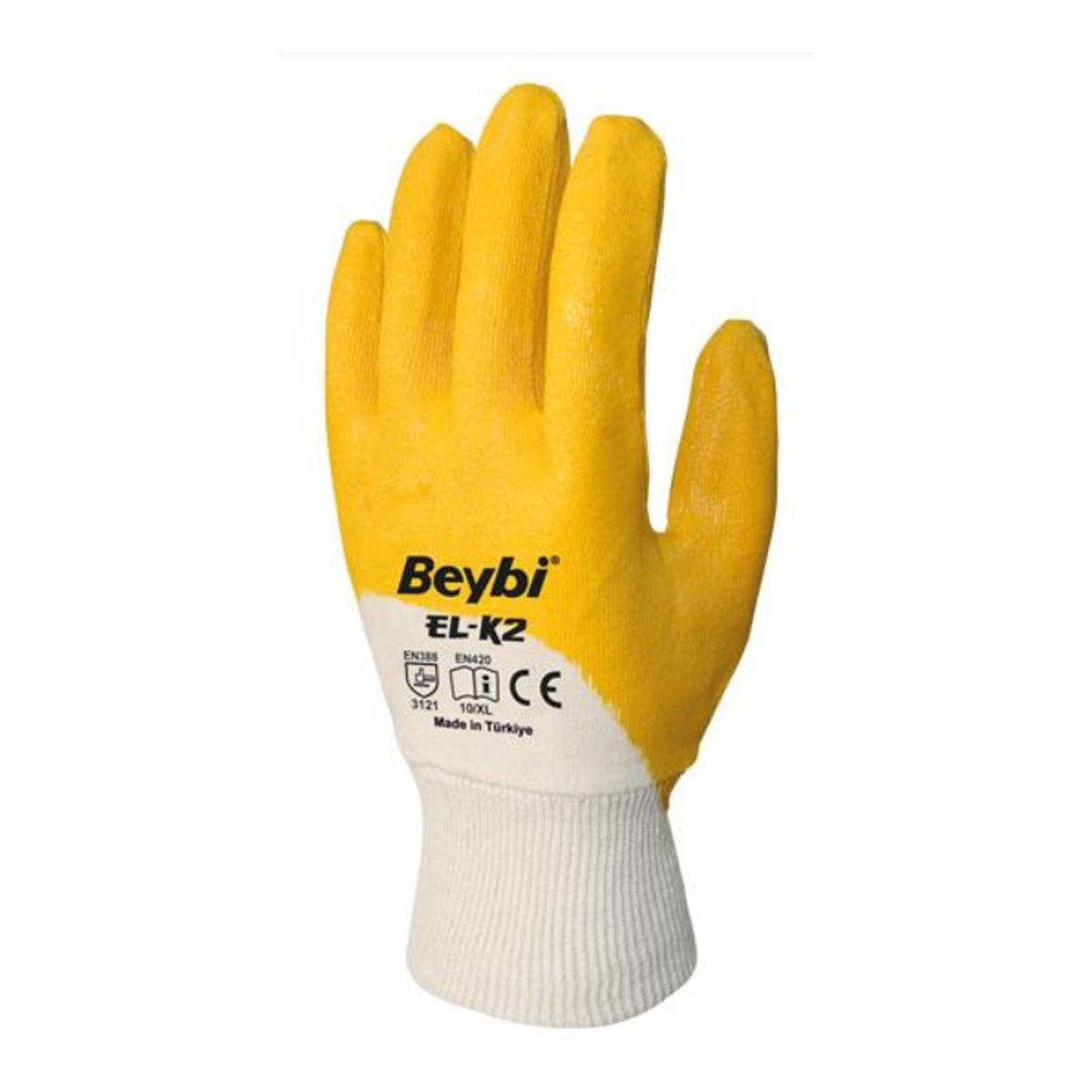 Brixgo Bahamas The  - Nitril Gloves Yellow-White No:10