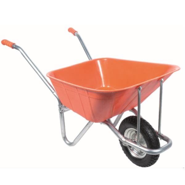 Brixgo Paraguay  - Original Plastic Wheelbarrow - Pneumatic Wheel