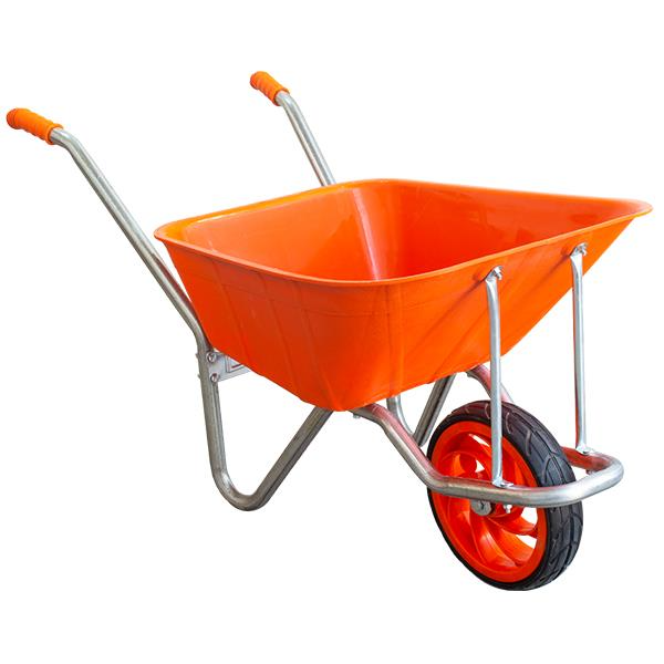 Brixgo Anguilla  - Original Plastic Wheelbarrow - Rubber Special Wheel
