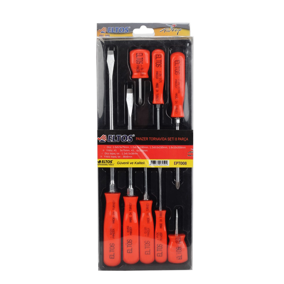 Brixgo Anguilla  - Panzer Screwdriver Set 8 Pcs