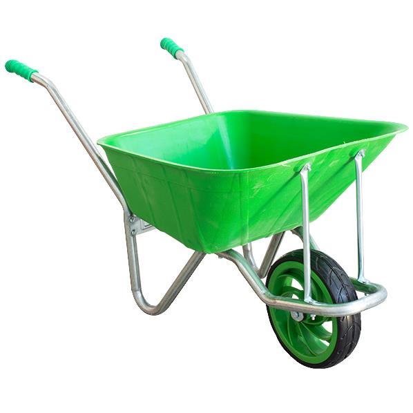 Brixgo Bahrain  - Plastic Wheelbarrow - Plastic Rim and Rubber Wheel