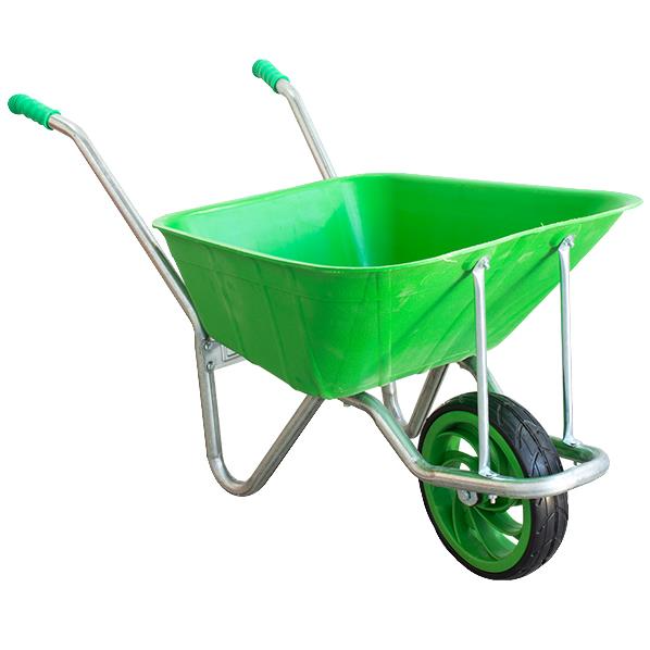 Plastic Wheelbarrow - Plastic Rim and Rubber Wheel