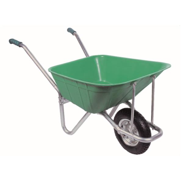 Brixgo Lesotho  - Plastic Wheelbarrow - Pneumatic Wheel