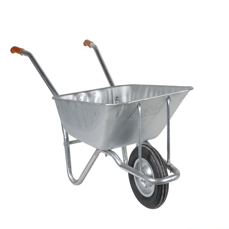 Brixgo Zambia  - Sheet Metal Wheelbarrow - PVC Filling Wheel