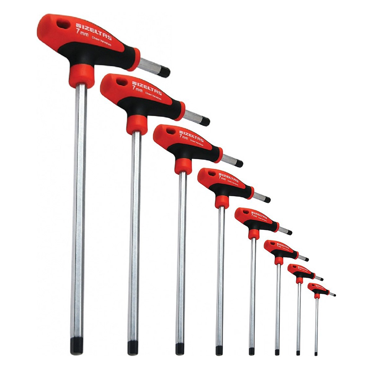 Brixgo Saudi Arabia  - T Type Hexwrench 8 Pieces