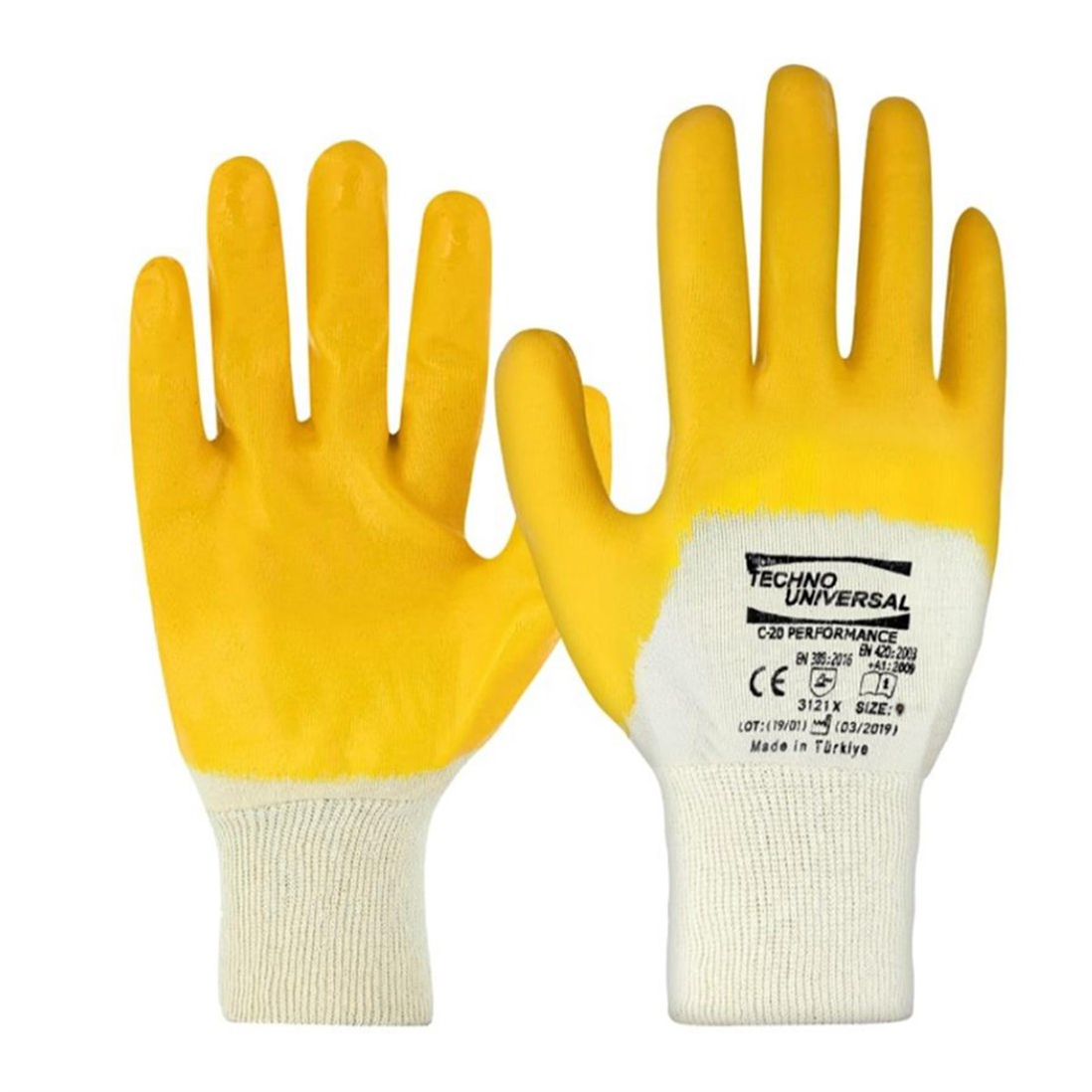 Brixgo Dominica  - Techno Nitrile Gloves C-20 Performance No:9