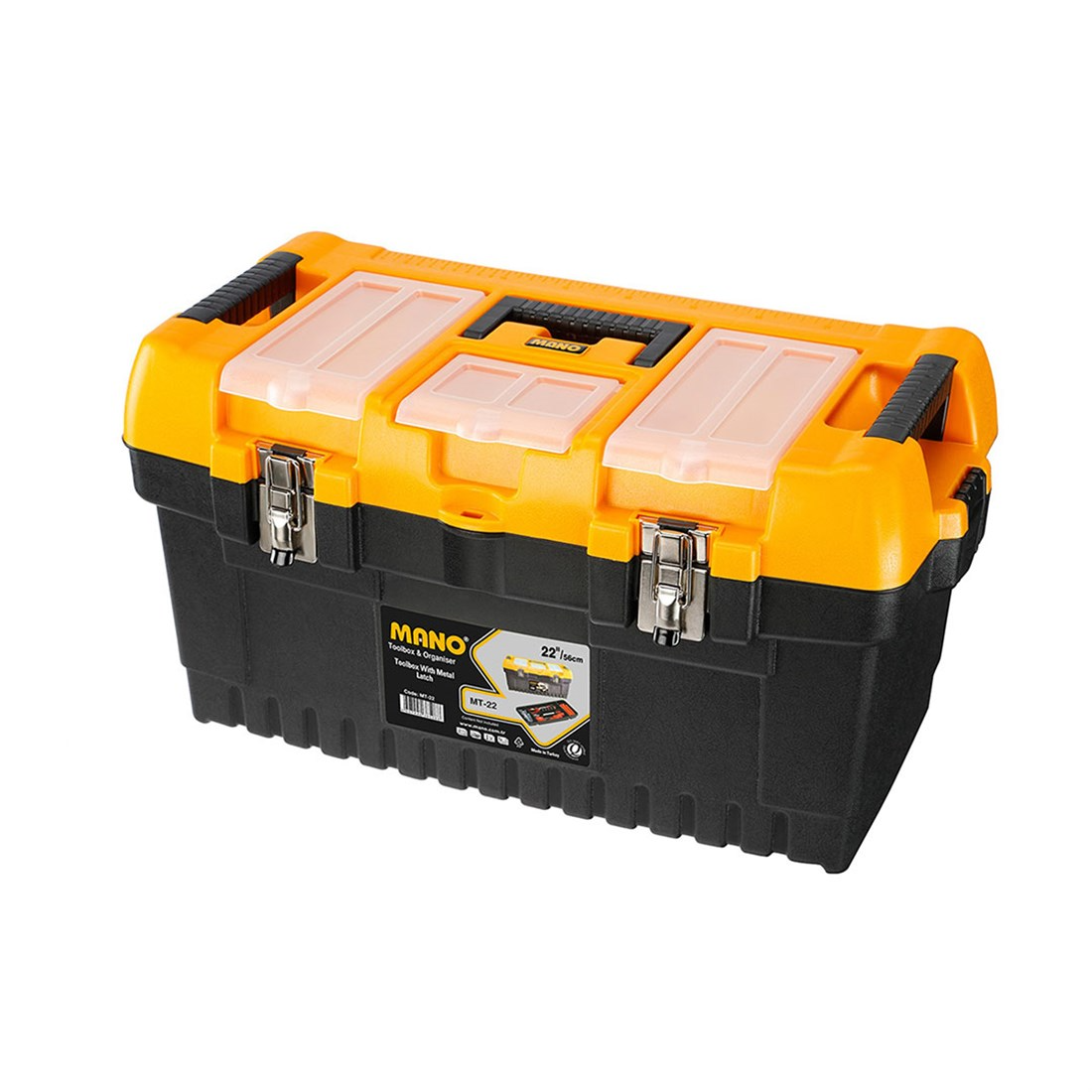 Brixgo Anguilla  - Toolbox 22 Pieces With Metal Lock