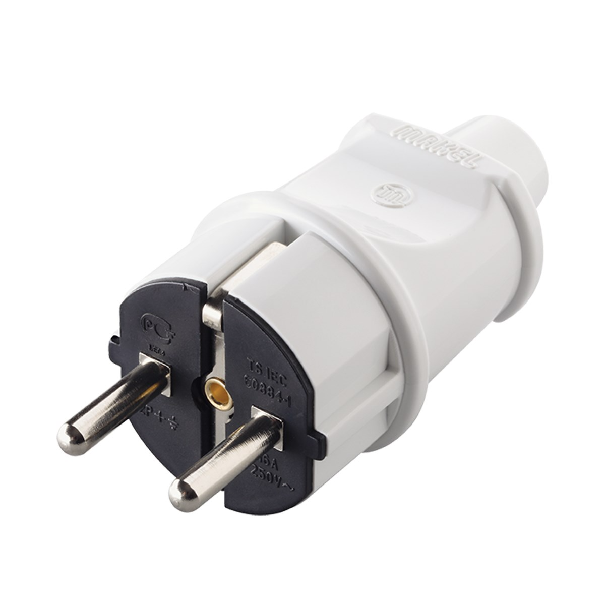 Brixgo Monaco  - White Male Plug 